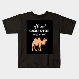 Official Camel Toe Inspector Kids T-Shirt